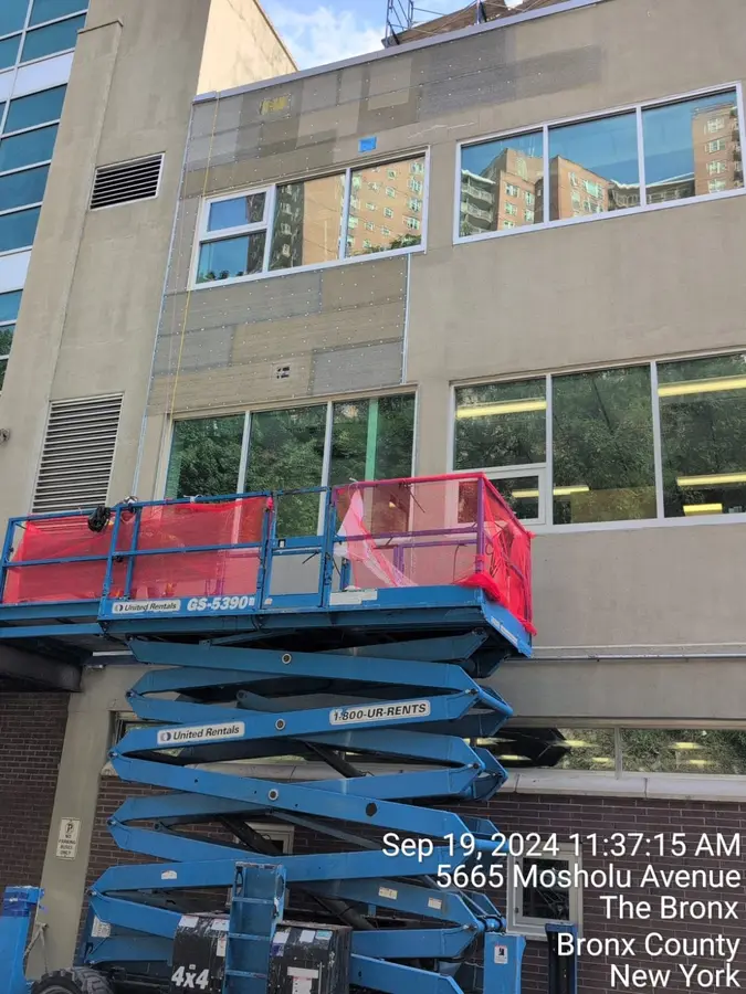 Stucco Work, SAR High School, Bronx, photo 3 of 15
