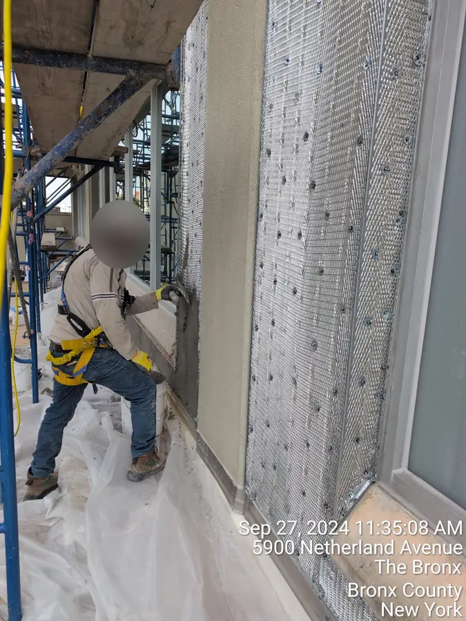 Stucco Work, SAR High School, Bronx, photo 5 of 15