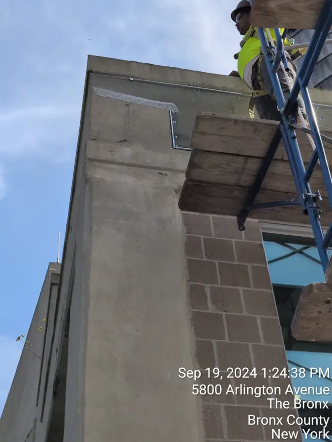 Stucco Work, SAR High School, Bronx, photo 6 of 15