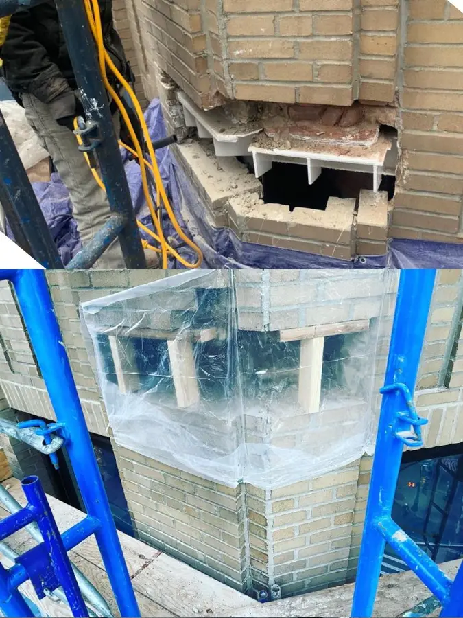 Masonry Repair Work, 8th Avenue, Manhattan, photo 3 of 6