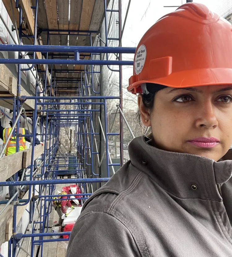 Charvii Ahuja Arora, General Manager and Site Safety Manager, on site